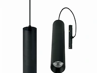 5 x led hangspot op magnetische rail 48v - 4200k neutraal wit -30w - zwart - afbeelding 3 van  5