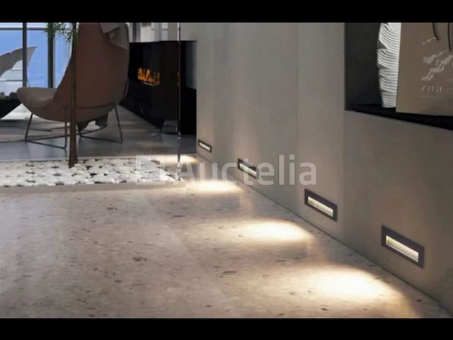 5 x led traplamp 6w – 540 lm – 3000k warm wit – ip65 waterdicht – rechthoekig – antraciet (ly05) - afbeelding 3 van  3