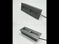 5 x led trapverlichting 3w – 270 lm – 3000kwarm wit – ip65 waterdicht – rechthoekig – antraciet (ly06) - afbeelding 2 van  3