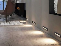 5 x led trapverlichting 6w – 540 lm – 3000k warm wit – ip65 waterdicht – rechthoekig – antraciet - afbeelding 3 van  3