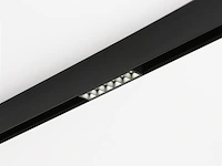 5 x libra draaibare lineaire led-spot op magnetische rail 48v - 4000k neutraal wit -6w - zwart - afbeelding 1 van  4