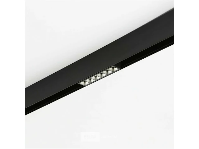 5 x libra draaibare lineaire led-spot op magnetische rail 48v - 4000k neutraal wit -6w - zwart - afbeelding 1 van  5