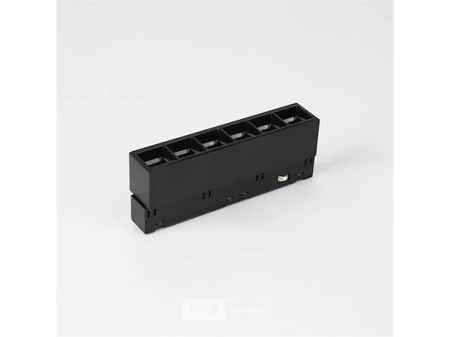 5 x libra draaibare lineaire led-spot op magnetische rail 48v - 4000k neutraal wit -6w - zwart - afbeelding 3 van  5