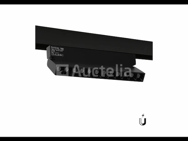 5 x libra lineaire richtbare led-spot voor magnetische rail 48v – 12w – zwart. - afbeelding 2 van  5