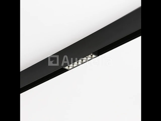 5 x libra lineaire richtbare led-spot voor magnetische rail 48v – 6w – zwart. - afbeelding 1 van  4