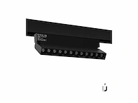5 x libra spot draaibare lineaire led op magnetische rail 48v - 4000k neutraal wit -12w - zwart - afbeelding 1 van  5