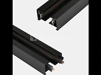 5 x monofase rail - 1 meter (zwart) - afbeelding 1 van  3