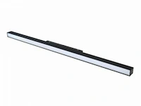 5 x mora led spot lineair op magnetische rail 48v - 4000k neutraal wit -20w - zwart - afbeelding 3 van  5
