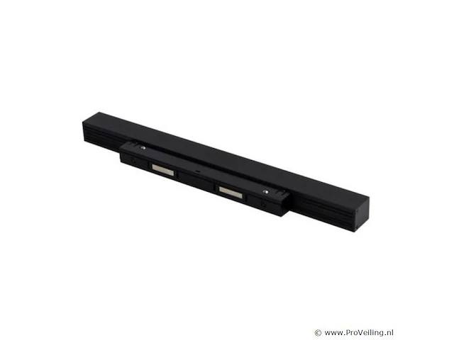 5 x mora led spot lineaire op magnetische rail 48v - 4000k neutraal wit -15w - zwart - afbeelding 2 van  5