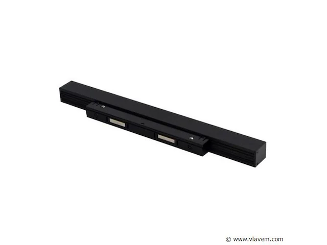 5 x mora led spot lineaire op magnetische rail 48v - 4000k neutraal wit -15w - zwart - afbeelding 2 van  5