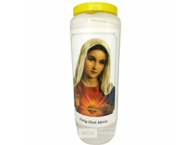 5 x noveenkaars 9 dagen heilig hart maria - afbeelding 1 van  1