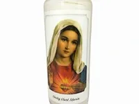 5 x noveenkaars 9 dagen heilig hart maria