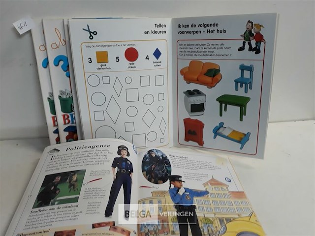 5 x oefinningenboek 4-6 j + 5 x barbie boek - afbeelding 3 van  3