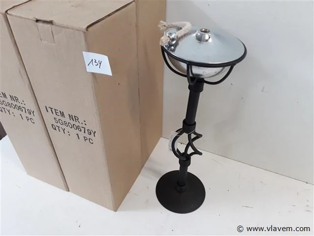 5 x olie-lamp op voet 36 cm - afbeelding 2 van  2