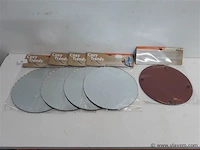 5 x onderzetspiegel 20 cm - afbeelding 1 van  2