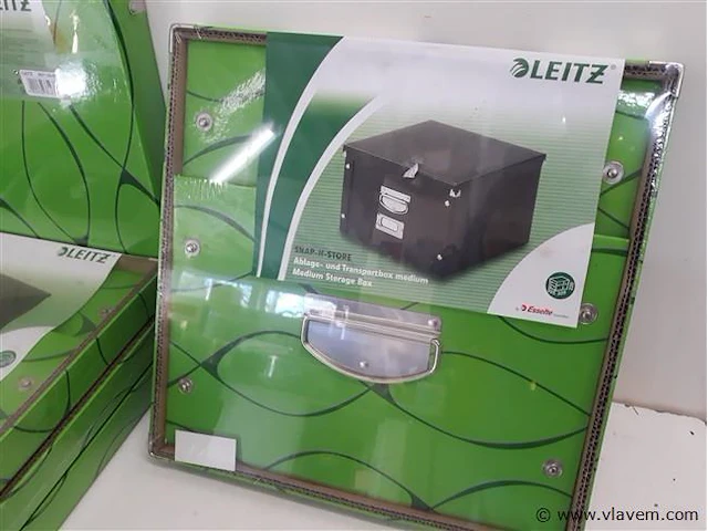 5 x opbergbox inklapbaar met deksel - afbeelding 2 van  2