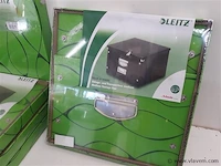 5 x opbergbox inklapbaar met deksel - afbeelding 2 van  2