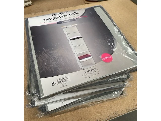 5 x organizer dressing - 6 vakken - afbeelding 3 van  3
