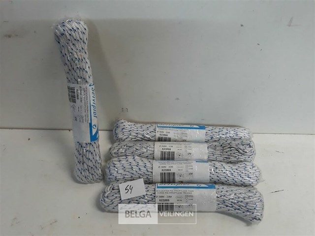 5 x polyprop touw 3 mm 20 m - afbeelding 2 van  3