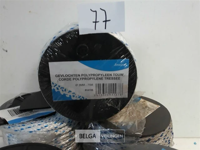 5 x polyprop touw 3 mm 75 m - afbeelding 3 van  3