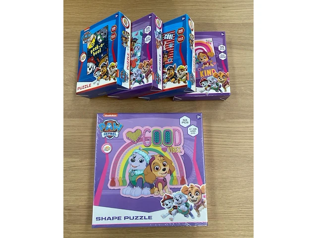 5 x puzzel - paw patrol - afbeelding 2 van  2