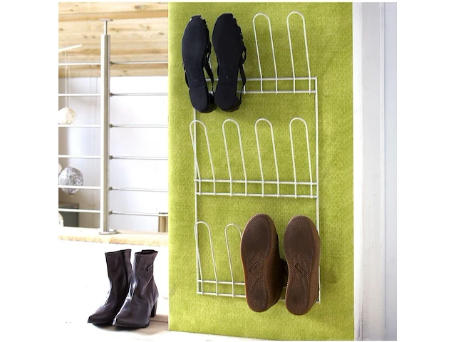 5 x schoenen draagrek - voor 6 paar schoenen - 70 x 40 cm. - afbeelding 2 van  4