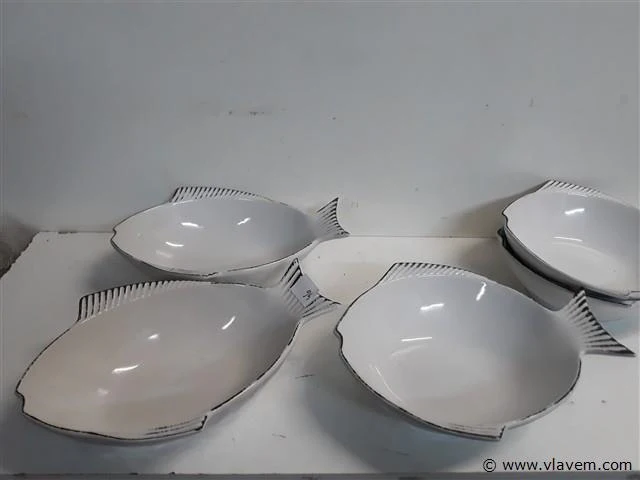 5 x serveerschaal vis diep 2 assorti - afbeelding 2 van  2