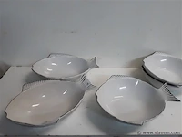 5 x serveerschaal vis diep 2 assorti - afbeelding 2 van  2