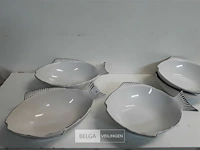 5 x serveerschaal vis diep 2 assorti - afbeelding 3 van  3