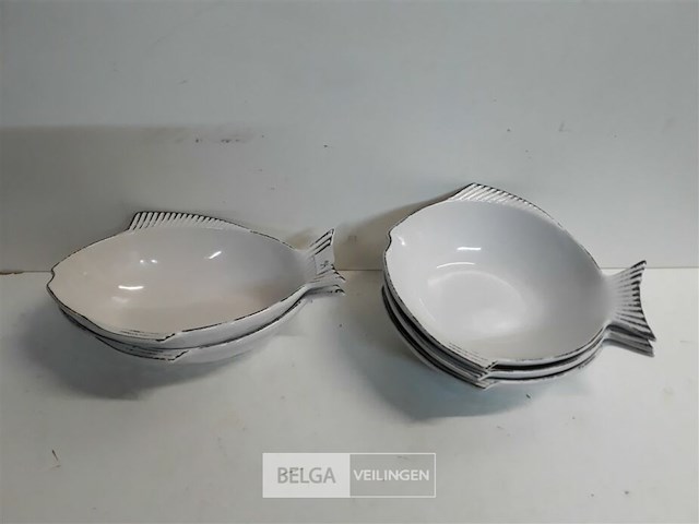 5 x serveerschaal vis diep 2 assorti - afbeelding 2 van  3
