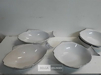5 x serveerschaal vis diep 2 assorti - afbeelding 3 van  3