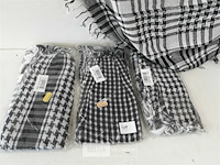 5 x sjaal zwart/wit mix - afbeelding 3 van  3