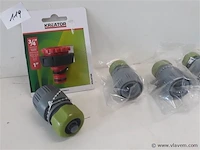5 x snelkoppeling + 1 x kraanstuk - afbeelding 2 van  2