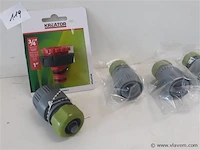5 x snelkoppeling + 1 x kraanstuk - afbeelding 2 van  2