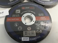 5 x snijschijven 10 stuks 125mm metaal - afbeelding 3 van  3