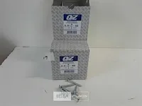 5 x spaanplaatvijzen wit verzinkt5 x 50 mm 200 stuks kruiskop pz - afbeelding 1 van  3