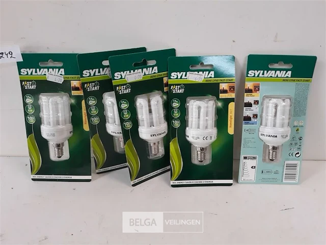 5 x spaarlamp e14 11w mini - afbeelding 2 van  3