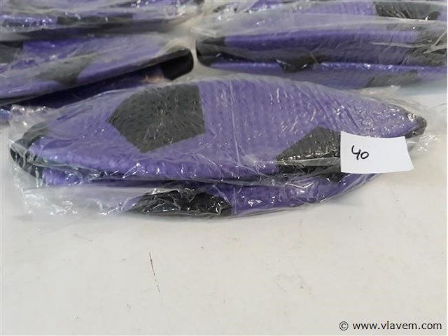 5 x speelbal pvc paars - afbeelding 2 van  2