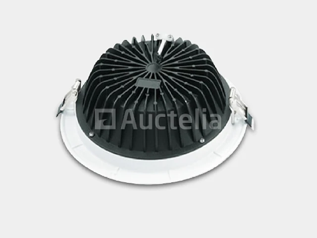 5 x spot cob 30w - led - inbouw - rond - 3000k (warm wit) - afbeelding 3 van  4