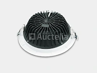 5 x spot cob 30w - led - inbouw - rond - 3000k (warm wit) - afbeelding 3 van  4