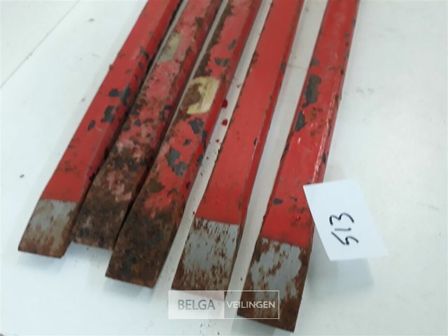 5 x steenbeitel plat 30 cm - afbeelding 3 van  3