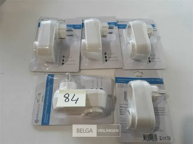 5 x stekkerdimmer plug in 3-100w geschikt voor led - afbeelding 2 van  3