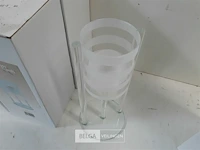 5 x t-lichthouder glas op voet 25 cm - afbeelding 3 van  3