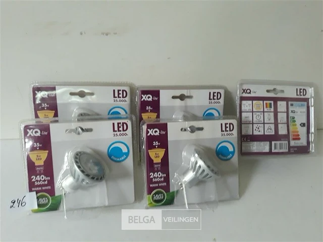 5 x vervangspot led gu10 5w dimbaar - afbeelding 1 van  3