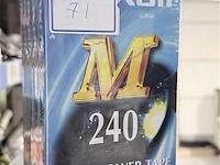 5 x videocassette maxell m 240 - op druk - afbeelding 1 van  2
