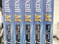 5 x videocassette maxell m 240 - op druk - afbeelding 2 van  2