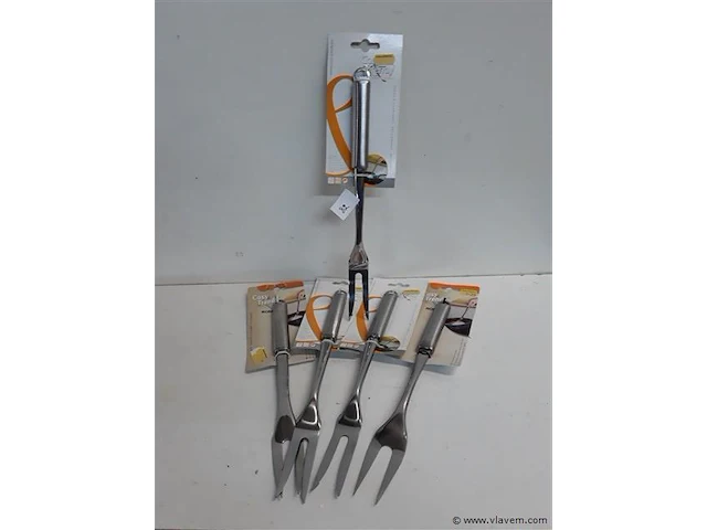 5 x vleesvork 33 cm cosy&trendy - afbeelding 1 van  2
