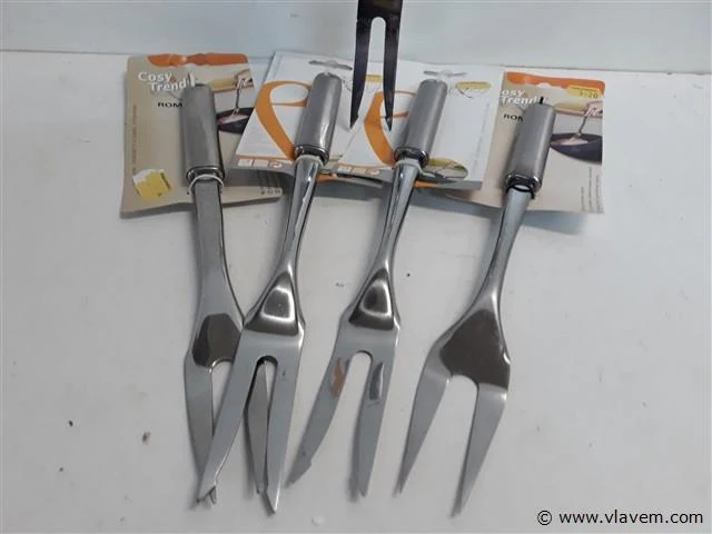 5 x vleesvork 33 cm cosy&trendy - afbeelding 2 van  2
