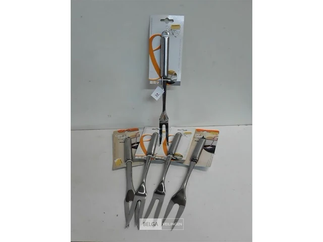 5 x vleesvork 33 cm cosy&trendy - afbeelding 2 van  3