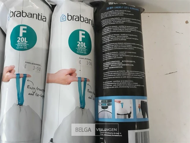 5 x vuilzakken brabantia 20 l 20 stuks - afbeelding 3 van  3